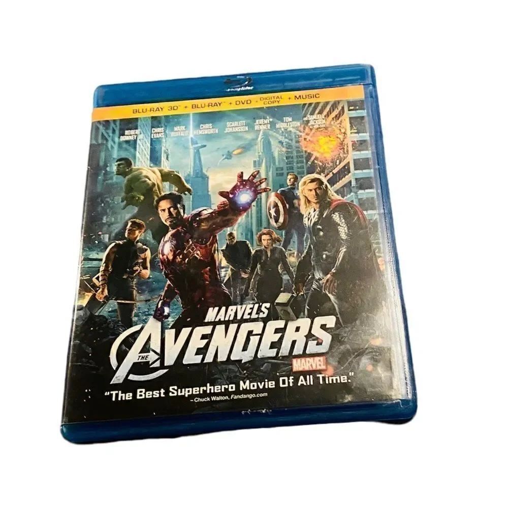 The Avengers Marvel’s Superhero Blu Ray3D+ Blu-Ray + DVD Digital Copy + Music